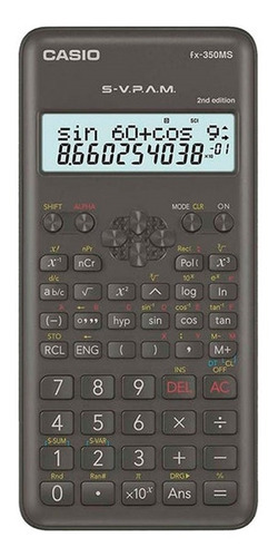 Calculadora Cientifica Casio Fx-350ms Circuit Color Negro