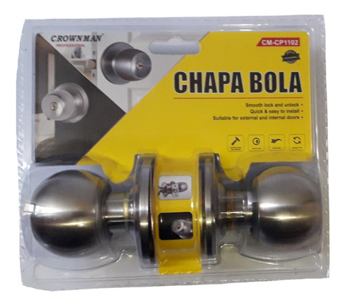 Cerradura Chapa Puerta Dormitorio/bañomarca Crownman