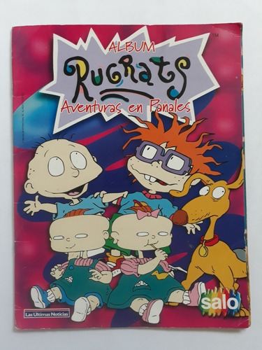 Album Rugrats Salo 1998.  Incompleto.  70 Laminas Pegadas 