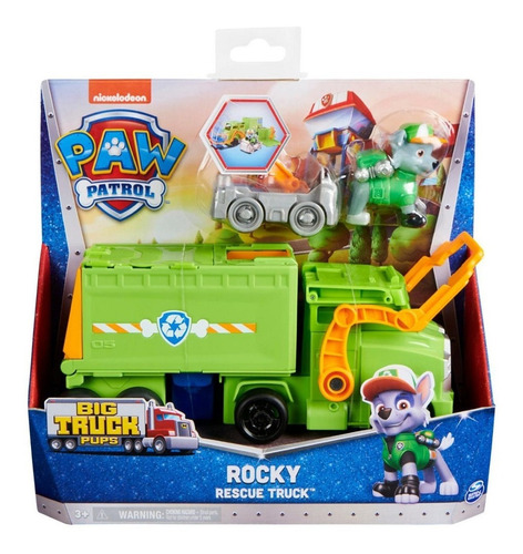 Camión De Rescate Big Truck Rocky Paw Patrol