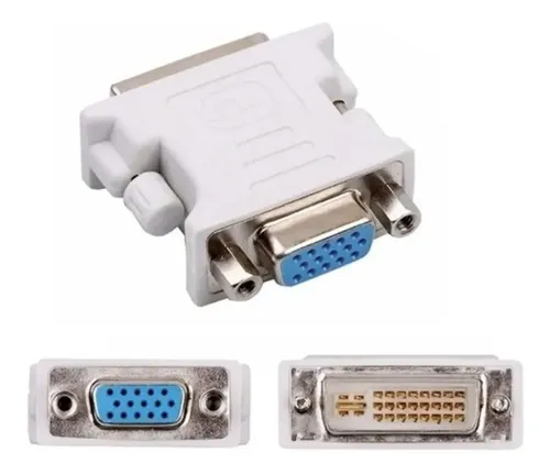 Convertidor De Video Dvi01 Dvi Macho A Vga Hembra 24-5