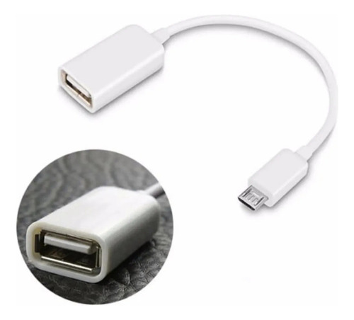 Cable Adaptador Otg Micro Usb A Usb Hembra Celulares Ad18