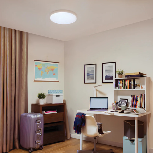 Painel Plafon De Sobreponer Redondo Led 24w 3000k Philips