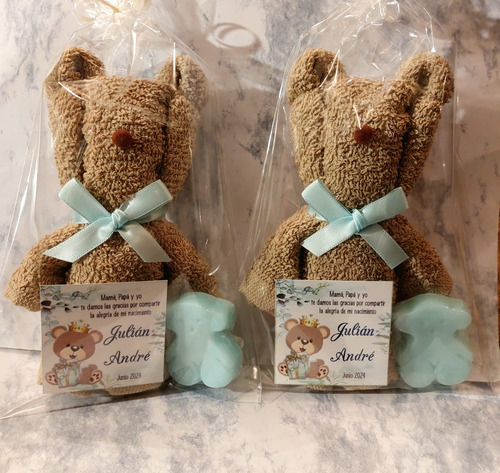 70 Ositos Toalla Jabón Babyshower Nacimiento Bautizo Xv Años