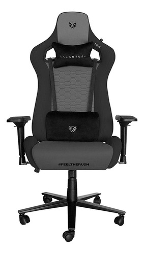 Silla de escritorio Balam Rush Thunder Tour BR-932882 gamer ergonómica  gris con tapizado de tela