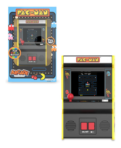 Mini Juego De Arcade Retro Pac-man 4 Colores Gran