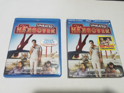 The Hangover Unrated Que Paso Ayer Bluray Y Dvd 