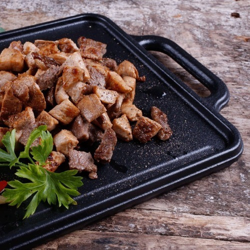 Plancha Grill Para Asar De Hierro Fundido Victoria 50 X 35cm