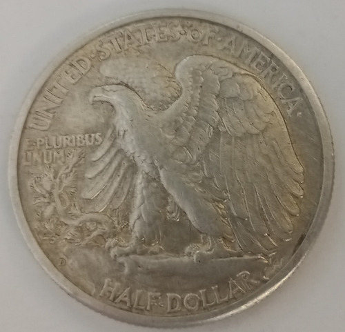 Moneda Estados Unidos Half Dollar Liberty Plata 1942 N701