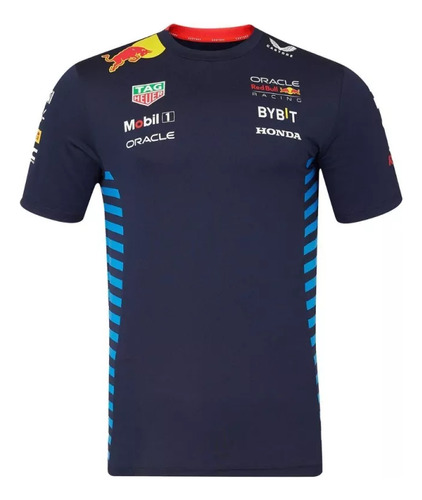 Playera Motorsports Formula 1 Red Bull Racing Team 2024 Azul