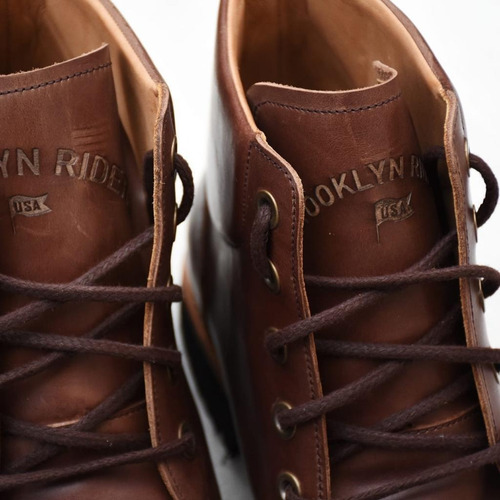 Imagen 3 de 7 de Botas Borcego Brooklyn Riders Touring Cuero Protecciones