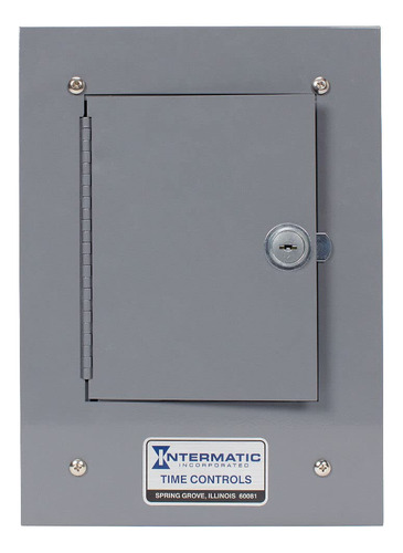 Intermatic Panel Acceso Empotrado Color Gris