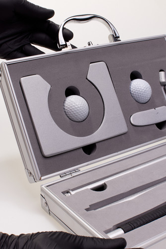 Kit Golfe Com Maleta 7 Peças Mini Golf - Frete Grátis