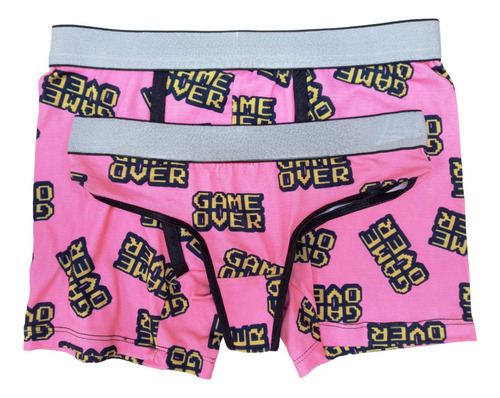 Duo Tanga Boxer Parejas Game Over Gamer Cosplay Parejas