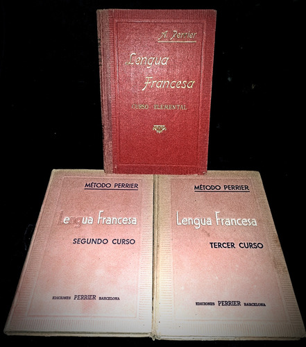 3 Libros De Método Perrier Lengua Francesa Ediciones Perrier