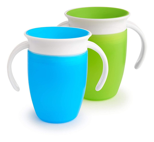 Munchkin Miracle 360 - Taza De Entrenamiento, Color Verde Y