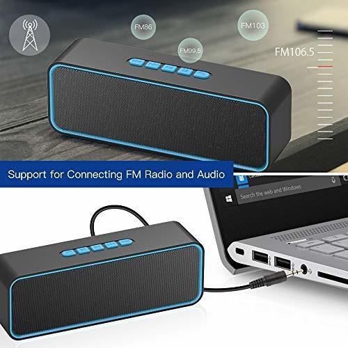 Sonkir Altavoz Portátil, Tws 5.0 Sistema De Altavoce...