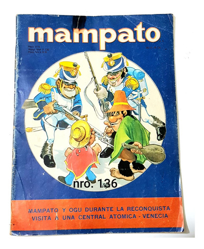 Revista Mampato Nro. 136,agosto 1972,54 Pag. Regular Estado 