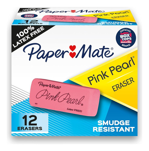 Paper Mate 70521 Premium Borradores, Grandes, Paquete De 12