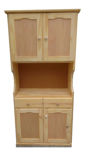 Mueble De Cocina Alacena 4 Puertas Madera Maciza