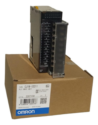 Omron Cj1w-id211 Módulo 16 Entradas 24vcc Term.