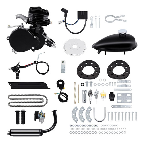 Ambienceo Kit Motor Gaolina Motorizado Para Bicicleta (80 Cc