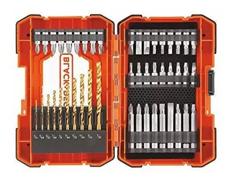 BLACK+DECKER 46-Piece Drilling & Screwdriving Set, BDA46SDDD 