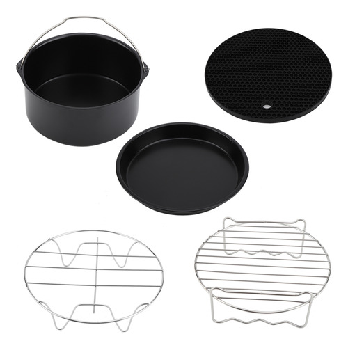 Juego De Accesorios Para Freidora Air Fryer, 7 Pulgadas, 5 U