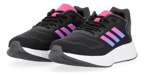 Zapatillas Running adidas Duramo 10 Wide Mujer En Negro De