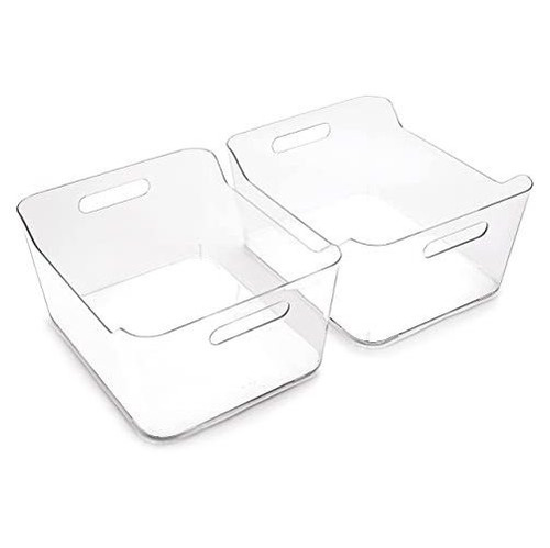| Plastic Storage Bins, X-large - 2 Pack, Clear | The S...