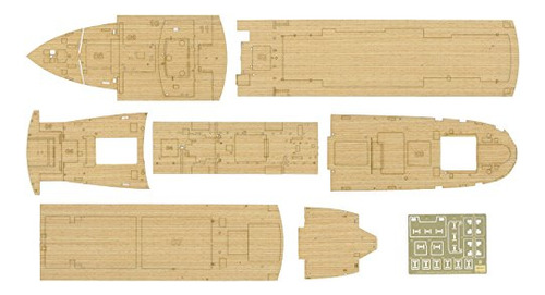 Hasegawa *******/350 Cubierta De Madera Hikawamaru