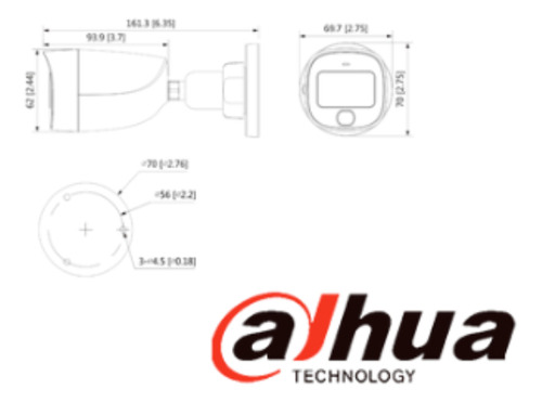 Kit Mextec Full Color De 2 Mp- 4 Cámaras Hfw1209cn-led, Dvr 4 Ch Cooper-i Wizsense, Ia, H.265 + 1 Ip (o Hasta 5 Canales Ip). Búsqueda Avanzada De Humanos Y Autos Con Balums