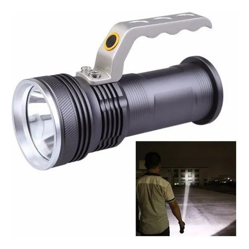 Linterna Tactica Recargable De Larga Distancia Led