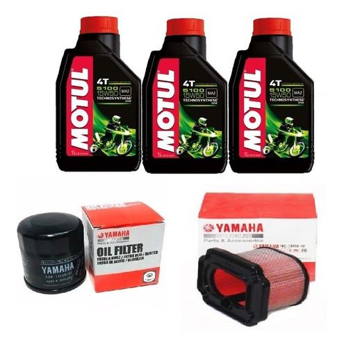 Kit Service Yamaha Mt 07 Original Motul Completo Fasmotos