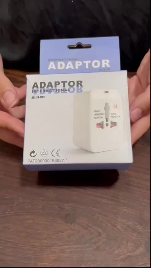 Adaptador Universal Viajero Cualquier Enchufe Brasil Europa