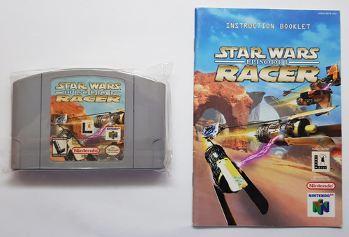 Star Wars Episódio 1: Racer N64 Original C/ Manual Faço $100