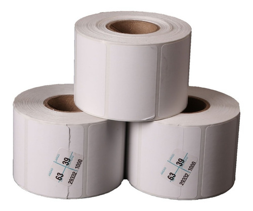 Imagen 4 de 5 de Etiqueta De Transferencia Térmica 63mm X 39 Mm Para Zebra...