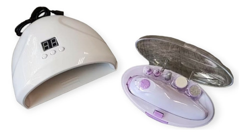 Kit De Uñas Lámpara Led + Torno 36w
