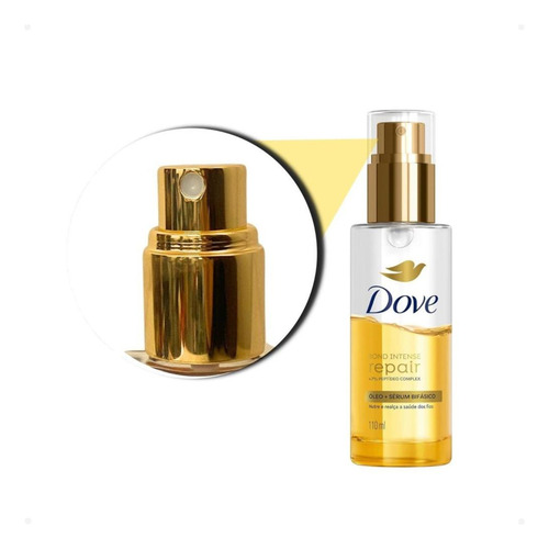 Óleo capilar Dove Bond Intense Repair nutrição de 300mL 110g