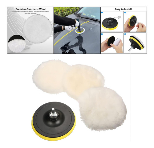 Almohadillas Para Pulir Y Pulir, 5 Uds., Para Pulidora De
