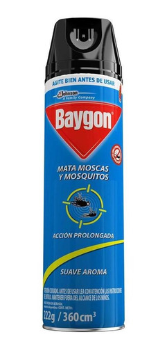 Insecticida Baygon Mata Moscas Y Mosquitos 360 Cc