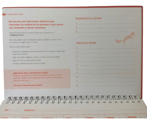 Cuaderno Planner Planificador Para Innovación Y Creatividad
