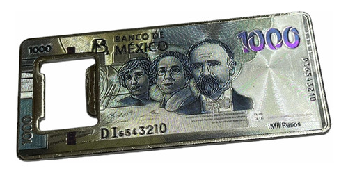 Destapador Francisco I. Madero Billete De 1000 Pesos Imán