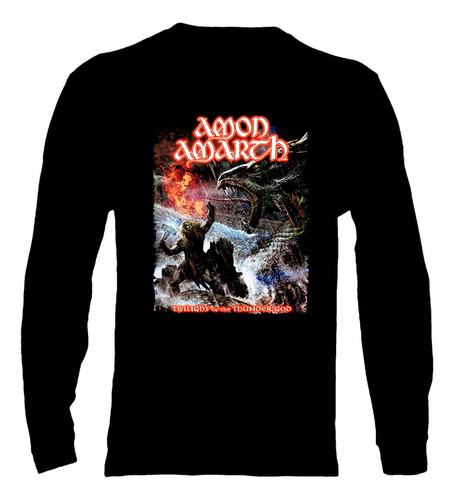 Polera Manga Larga Amon Amarth - Ver 11 - Twilight Of The Th