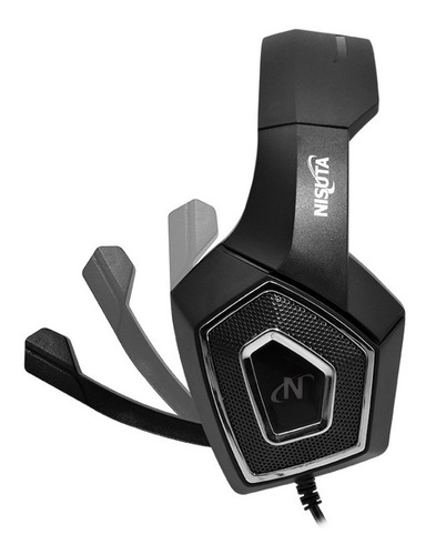 Auriculares gamer Nisuta NSAUG350 negro