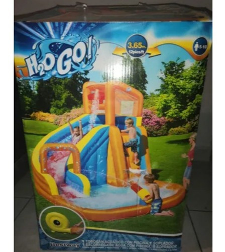 Imagen 6 de 6 de Torre Tobogán Piscina Inflable P/ Niños 2.70m C/ Inflador