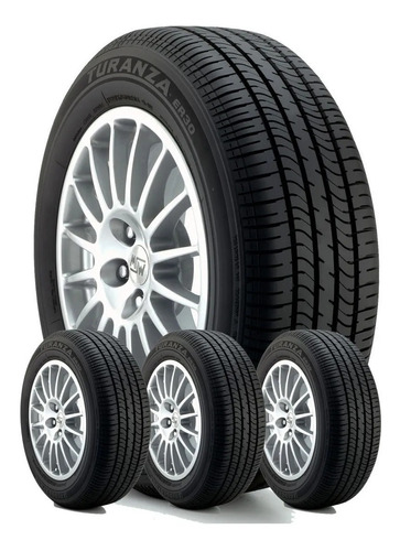 Kit 4u 195/55 R15 Turanza Er 30 + 2 Válv Gratis + Envío $0