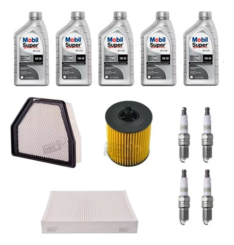 Kit Afinacion Para Chevrolet Captiva Sport Aceite Sint 5w30 