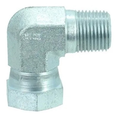 Codo 90° Hidraulico Macho Giratoria Hembra 1/2x1/2 25410080