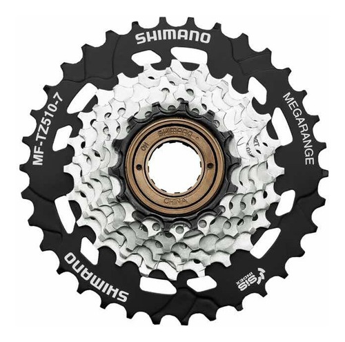 Rueda Libre Sprock Shimano Megarange 7pasos Tourney Tz510